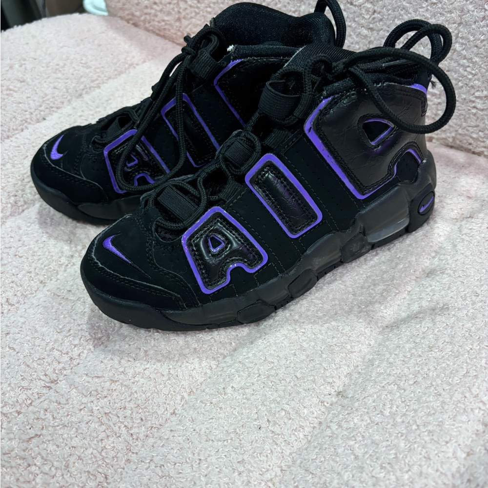 Nike Black and Purple Sneakers